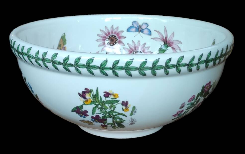 Vintage salad bowl the Botanic Garden Portmeirion