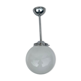 Suspension globes verre et aluminium