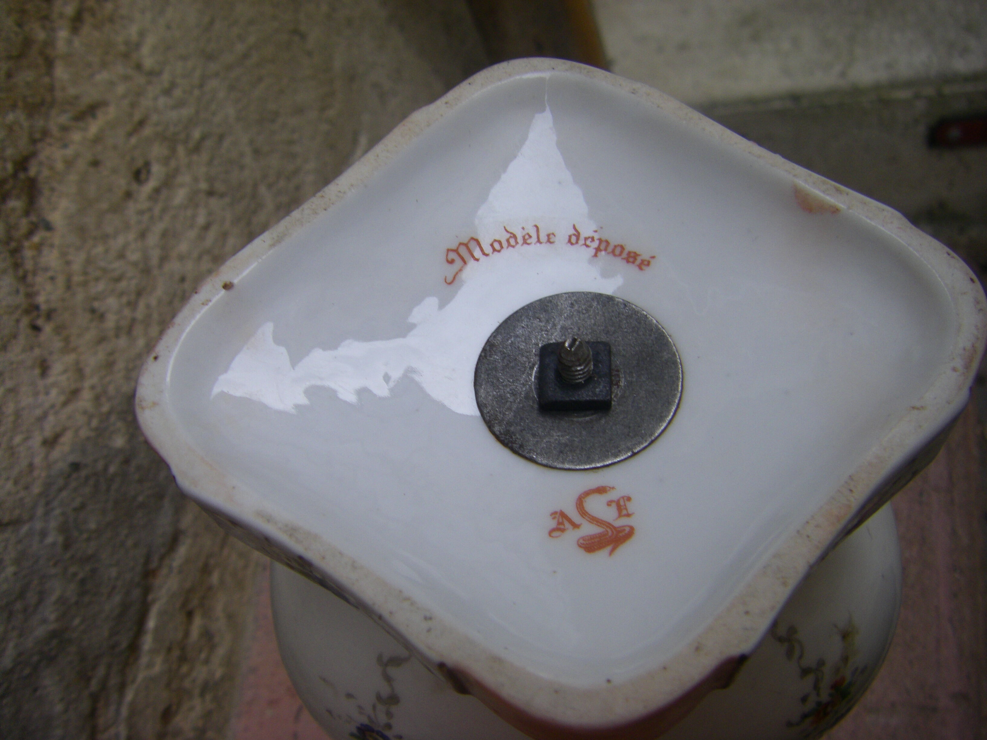 Snake porcelain vase