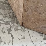 Grey travertine table