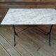 Marble tray bistro table