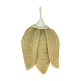 Rattan flower pendant lamp