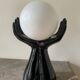 Handmade ceramic lamp, 1970