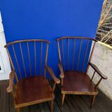 Paire de fauteuils Baumann