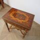 Rare - portfolio game table in marquetry and decorative bronze - Louis XVI style - Early 1900
