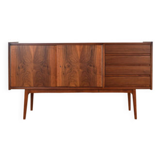 Mid-Century Walnut Sideboard by S. Albrecht, 1960s.