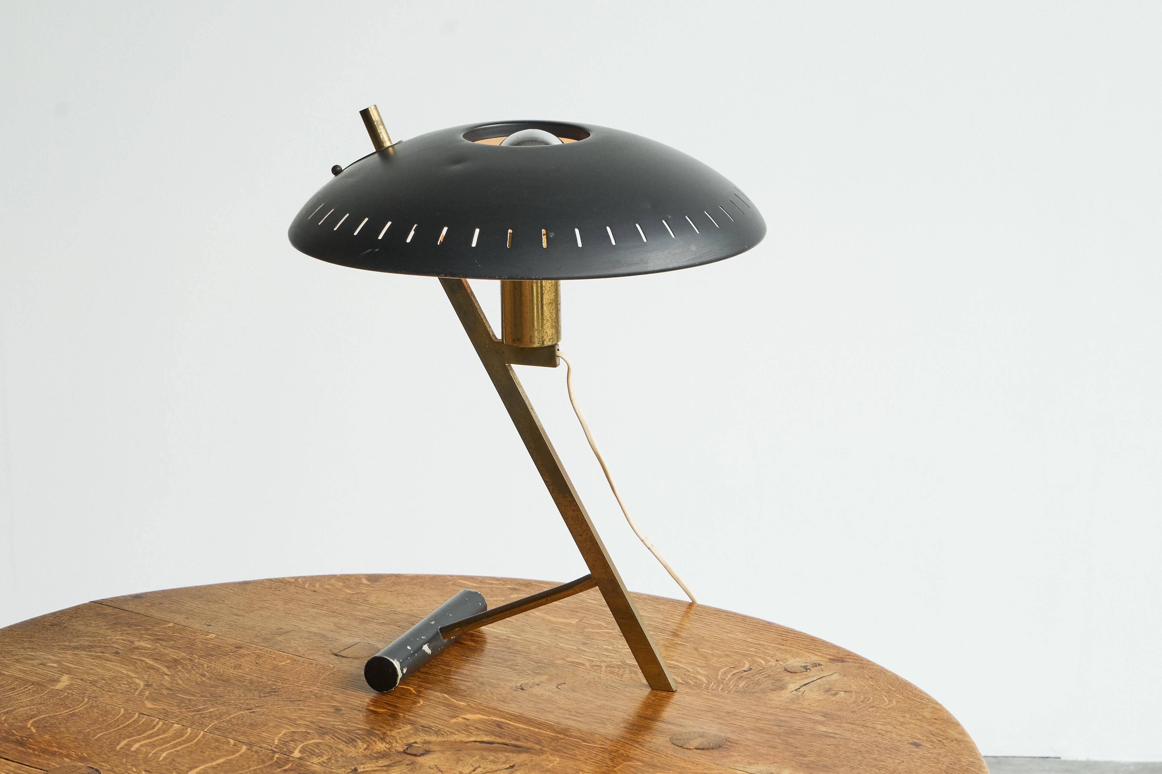 Louis Kalff prototype lampe de table 1950