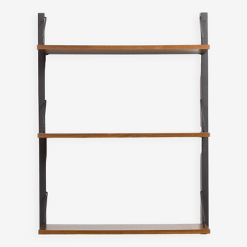 Poul Cadovius set of 3 extra deep walnut shelves for Cado, Denmark, 1960s