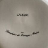 Plate limoge decoration lalique