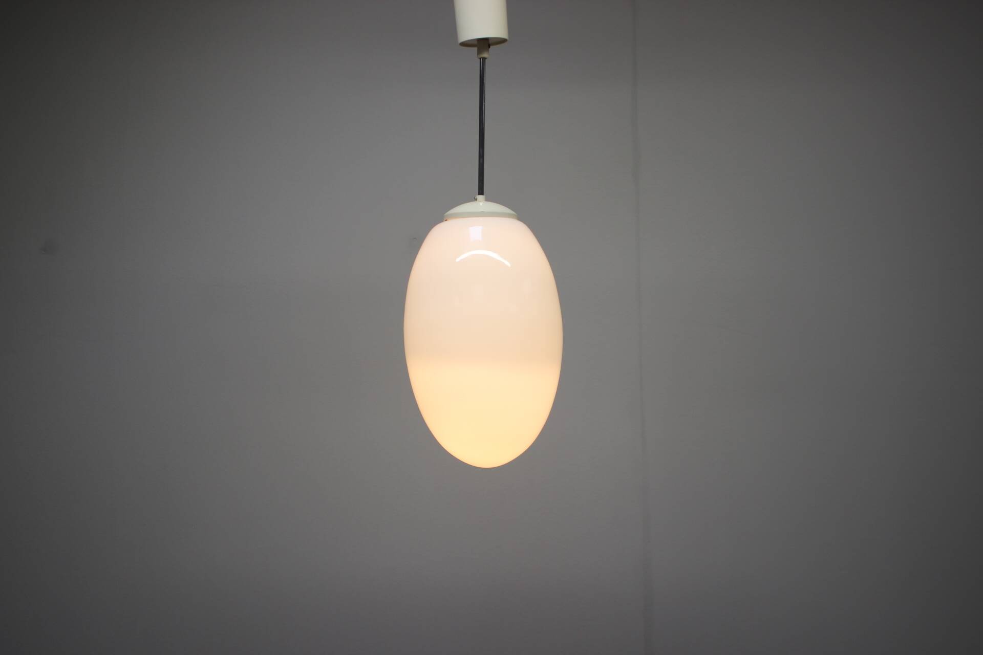 Mid-century Opaline Pendant, 1970s, Czechoslovakia