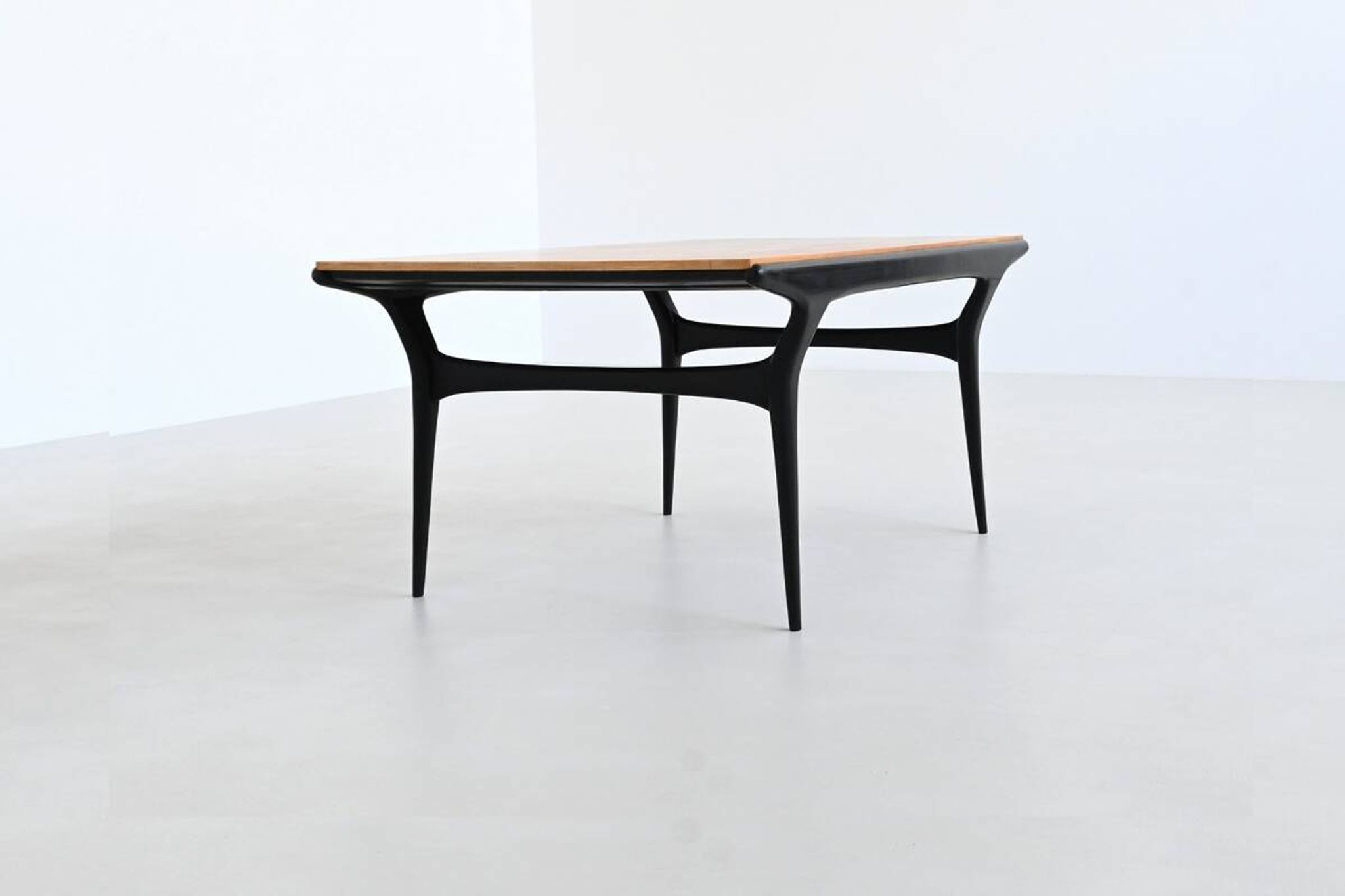 Alfred Hendrickx T4 dining table in beech Belform Belgium 1958
