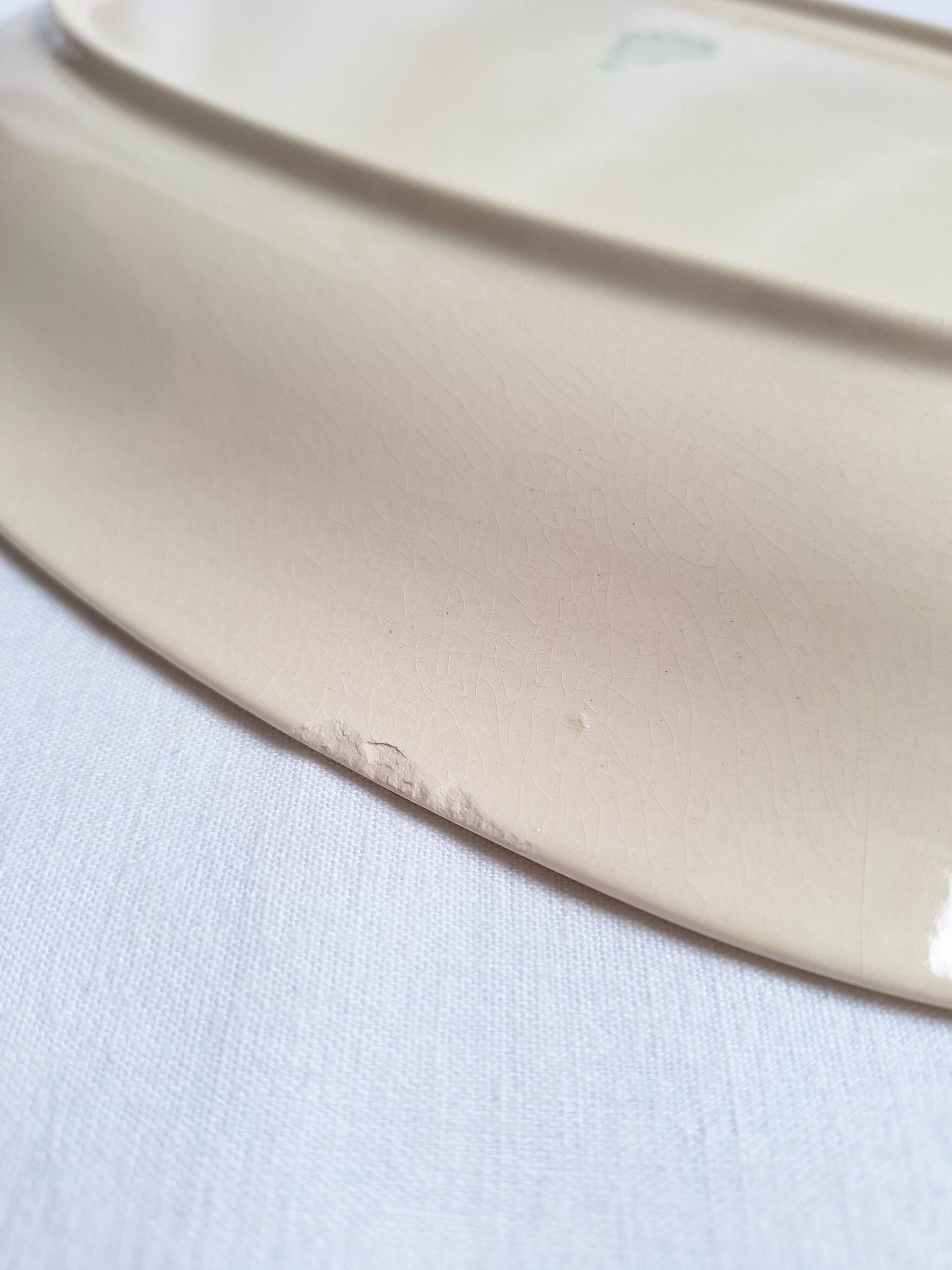 Oval plate Villeroy & Boch yellow