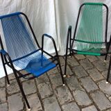 Pair of armChairs scoubidou