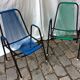 Paire de fauteuils scoubidou