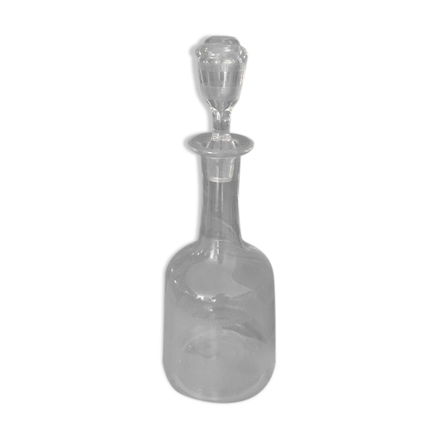 Carafe cristal gravé XIXème