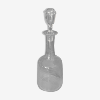 Carafe cristal gravé XIXème