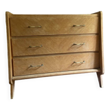 Commode vintage à ailerons