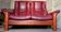 Windsor Ekornes Stressless leather lounge sofa. Norway around 1990.