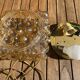 Smoked glass bubble wall light by Helena Tynell circa 1970