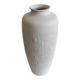 "Rosengarten" vase in biscuit porcelain by Alboth & Kaiser, mid-century.