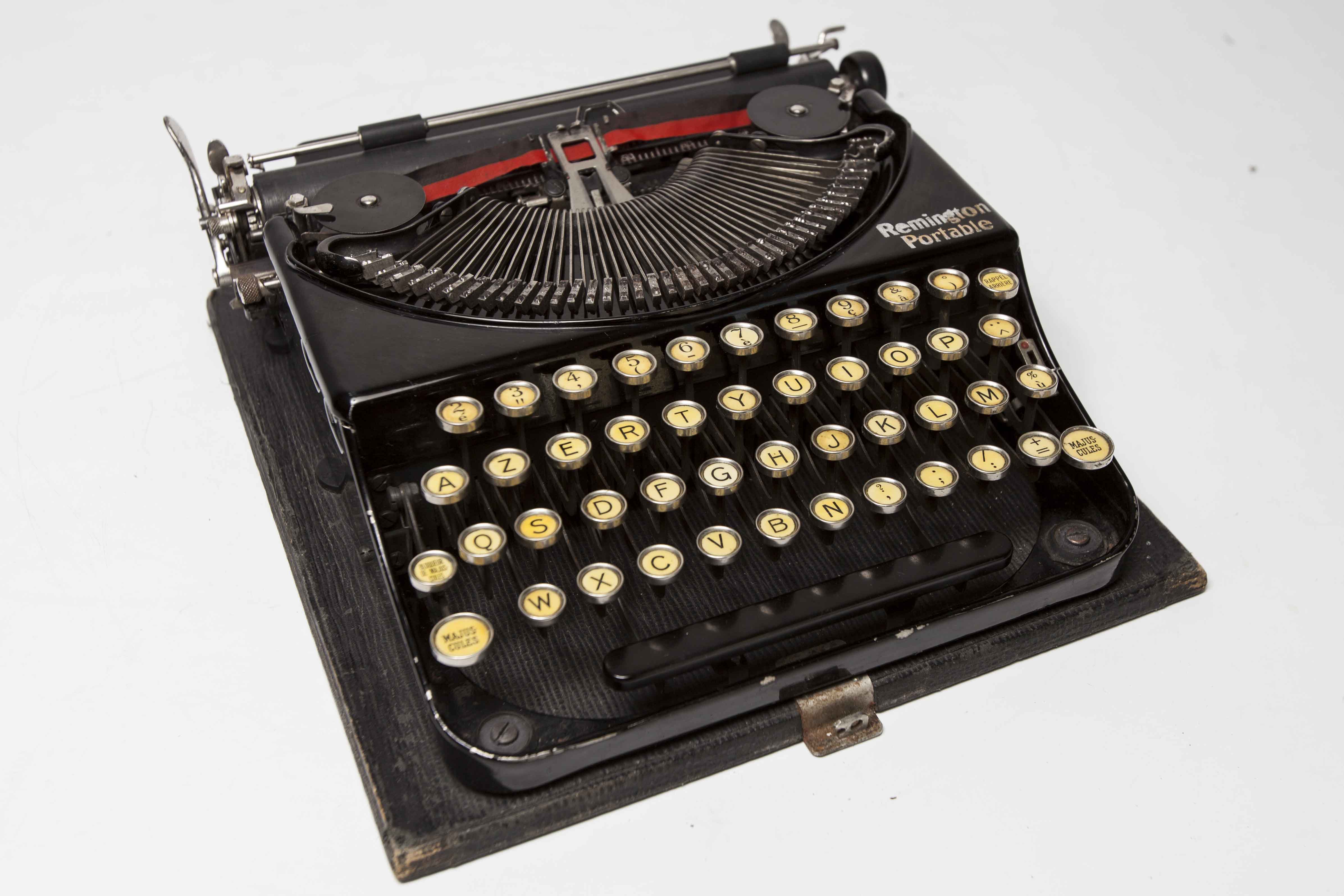 Revised Remington Portable Typewriter and New Ribbon