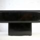 Table basse bois laqué noir, France, circa 1970