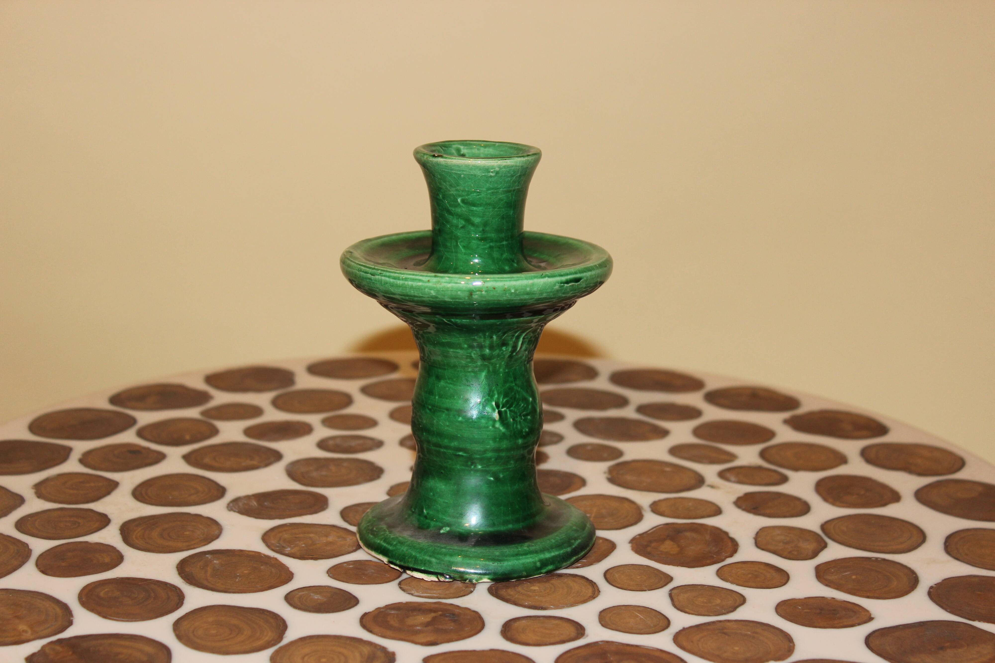 Tamgroute pottery candle holder