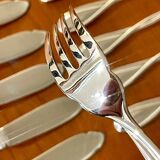 Christofle Galéa, fish cutlery, 6 forks, 6 knives.