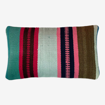 Housse de coussin kilim turc vintage 30x50cm