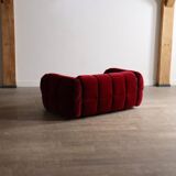 Cini Boeri for Arflex Strips sofa in velvet, Italy 1968