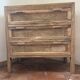 Mango wood chest of drawers with 3 drawers
