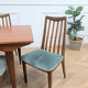 4 chaises et 2 fauteuils Gplan vintage en teck