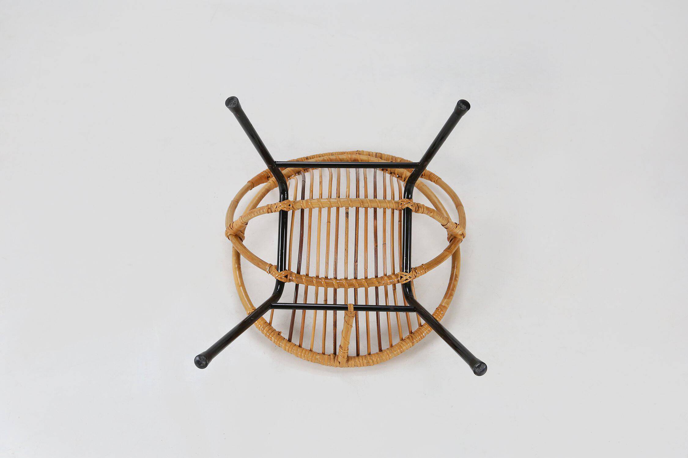 Mid-century rattan children’s lounge chair, the Netherlands 1960s