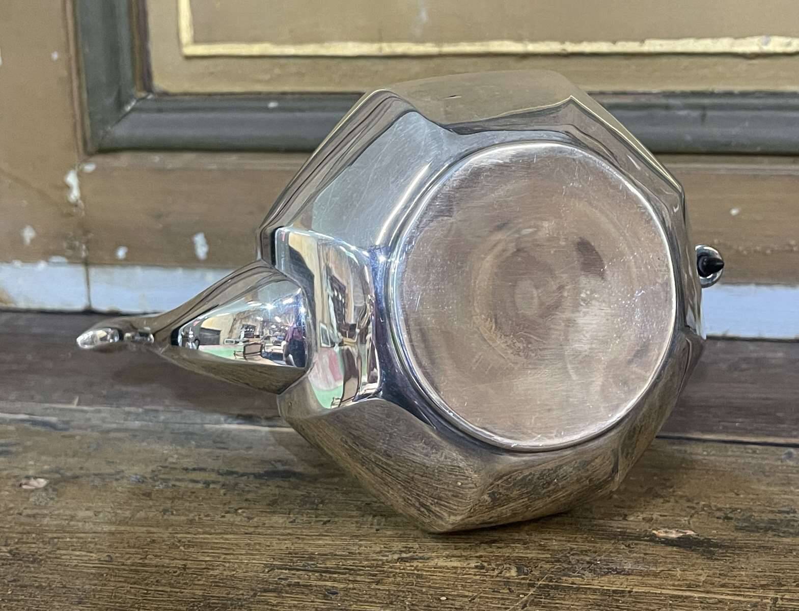 1950s silver plated metal jug