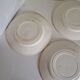 Lot De 9 Assiettes Plates Terre De Fer