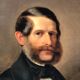 Portrait of a man with a sideburns