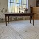 Table de ferme chêne 1950 pieds fuseaux