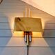 Large brass wall sconce, Hollywood Regency style, 1970s