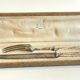 Silver-plated cutlery set with Minerva helmet, Paris
