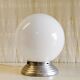 Table lamp globe opaline XXL diameter 30 cm - mid 20th century