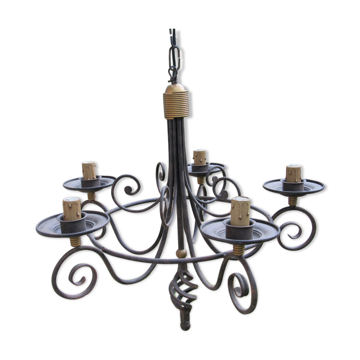 Wrought iron suspension