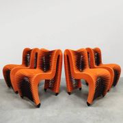 Chaises de salle à manger funky avec ceinture de sécurité, collection Phillips
