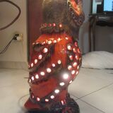 Large ceramic desk lamp Lava year 70