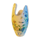 Cracked vase with chinese and floral decoration XlX th century