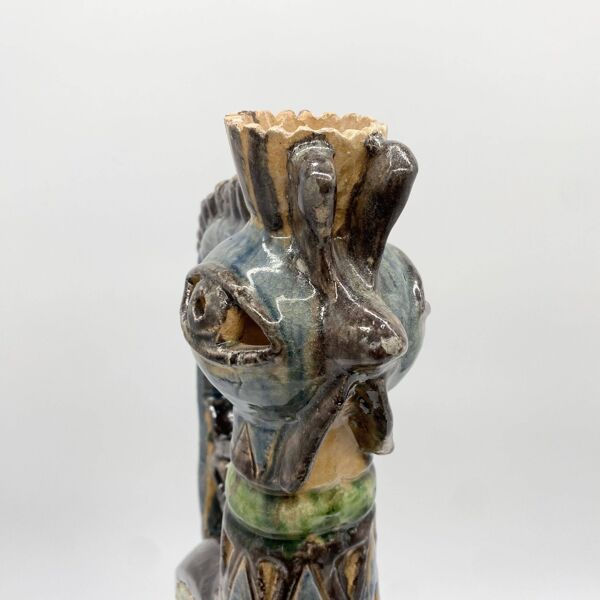 Cruche « Cocotte XXL » céramique de Manises, 1950s