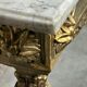 Louis XVI style console in carved wood eighteenth