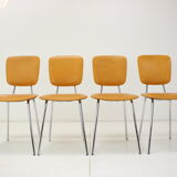 1970s Set of Four Dining Chairs, Czechoslovakia