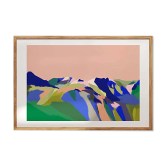 La Rosière, limited edition art print (A4)