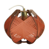 Lampe brique tissée à suspendre
