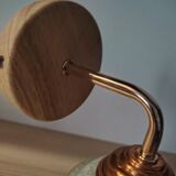 Clichy Art Deco glass wall lamp